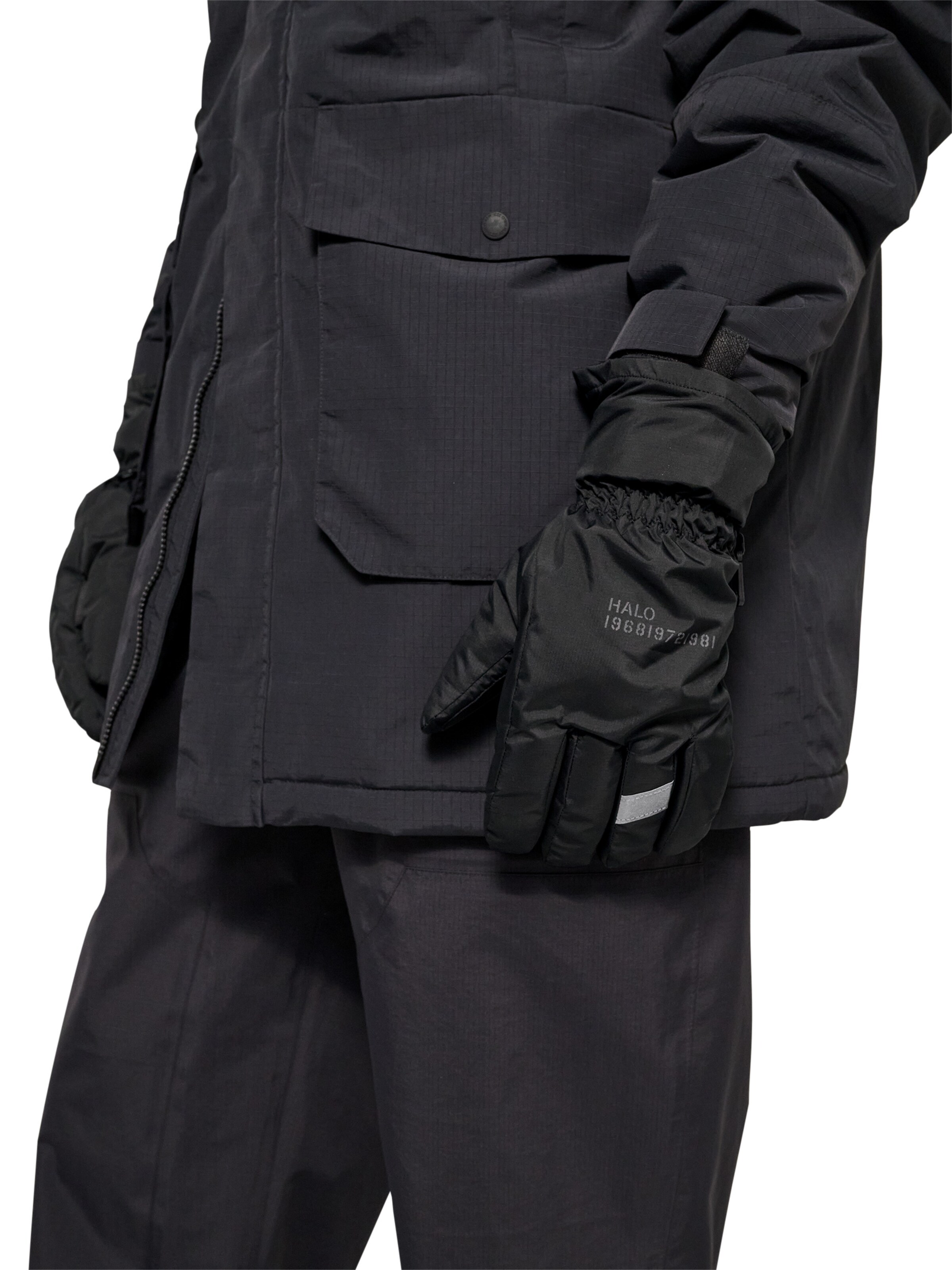 HALO Fingerhandschuhe in Schwarz
