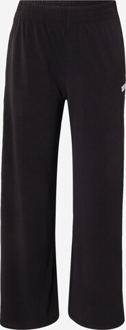 DKNY PerformanceWide Leg/ Široke nogavice Sportske hlače - crna boja: prednji dio