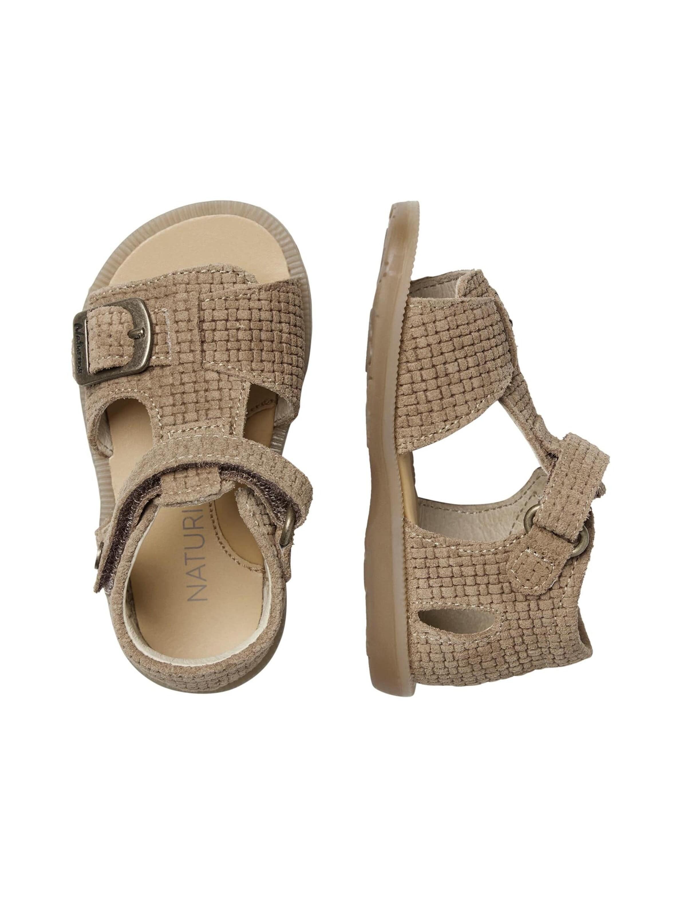 NATURINO Open shoes 'QUARZO' in Brown