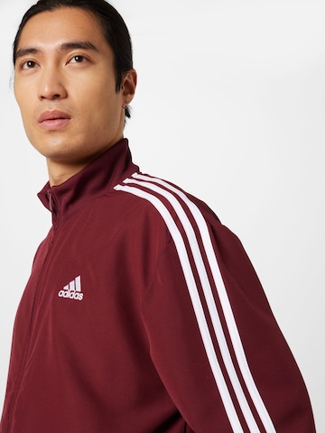 ADIDAS SPORTSWEAR Trainingsanzug '3-Stripes ' in Rot