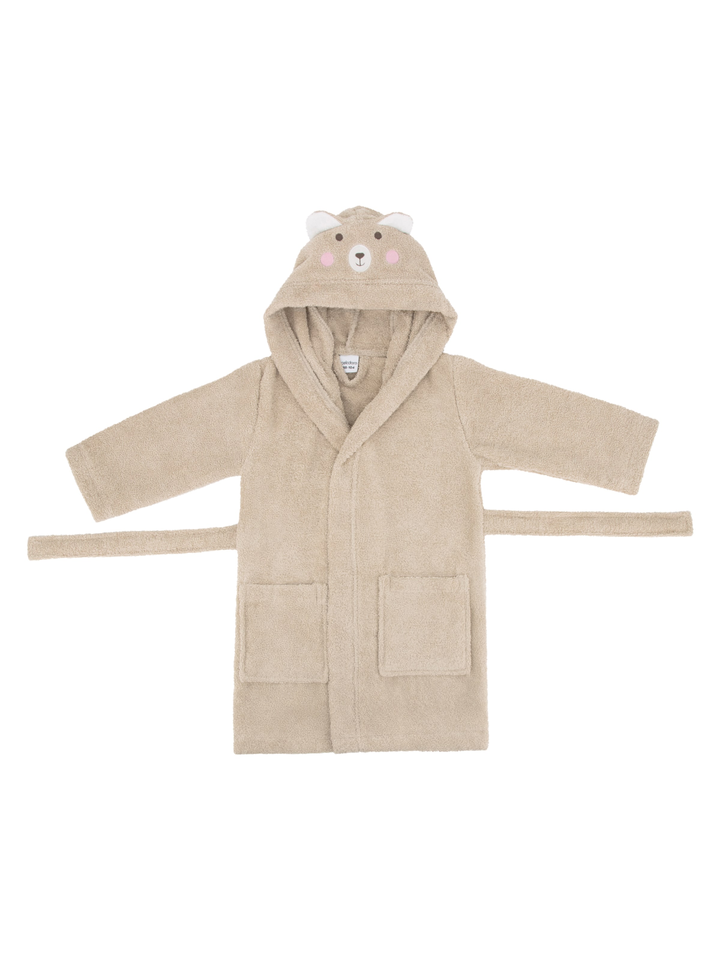 celodoro Bathrobe 'Home & Spa Collection' in Beige: front