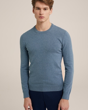 WE Fashion Sweater in Blue: front