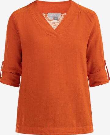 Usha Blouse in Oranje: voorkant