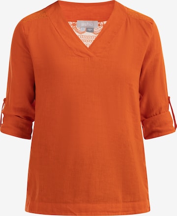 Usha Blus i orange: framsida