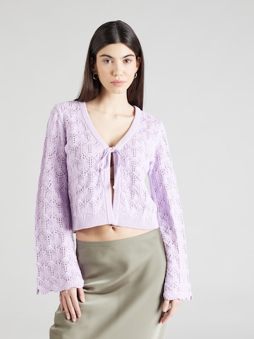 Cardigan 'NAJO' b.young en violet : devant