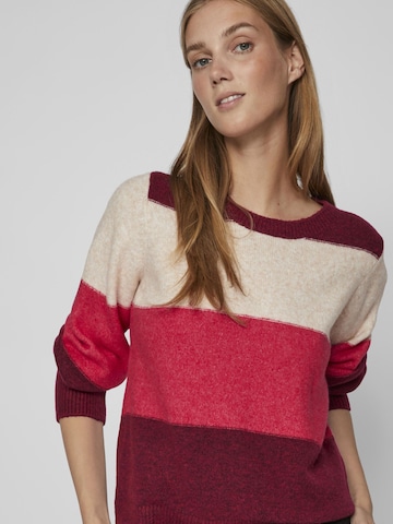 VILA Sweater 'Ellie' in Red