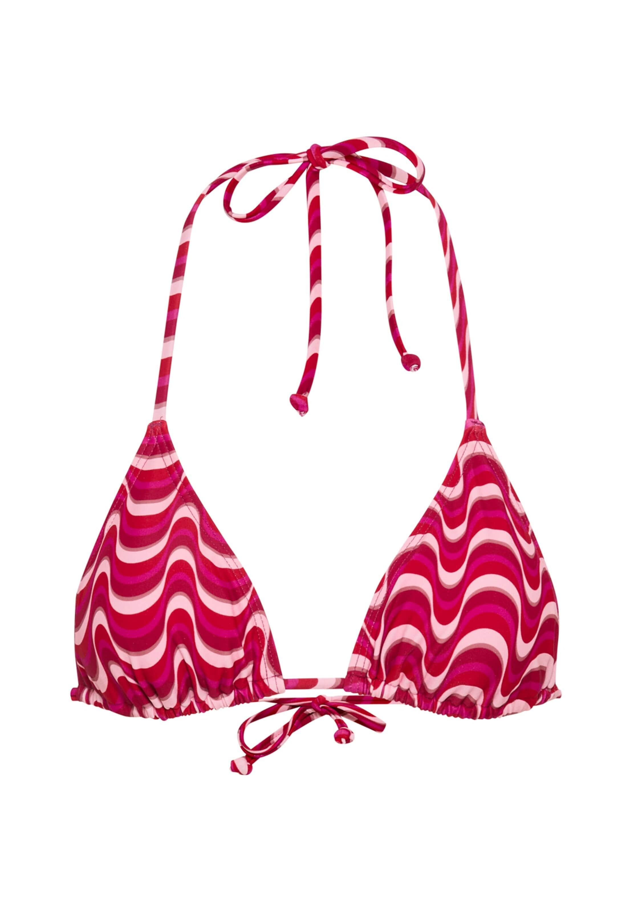LSCN by LASCANA Верх бикини в Ярко-розовый / Пастельно-розовый / Темно-розовый / Красный, Обзор товара