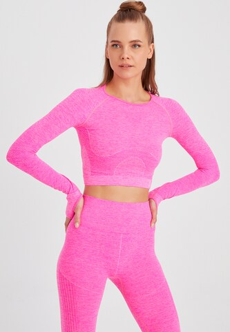 Leif Nelson Top in Pink: front