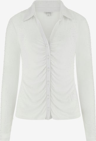 GUESS - Blusa 'IBIZA' en blanco: frente
