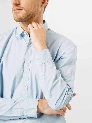 ESPRIT Regular fit Button Up Shirt in Blue