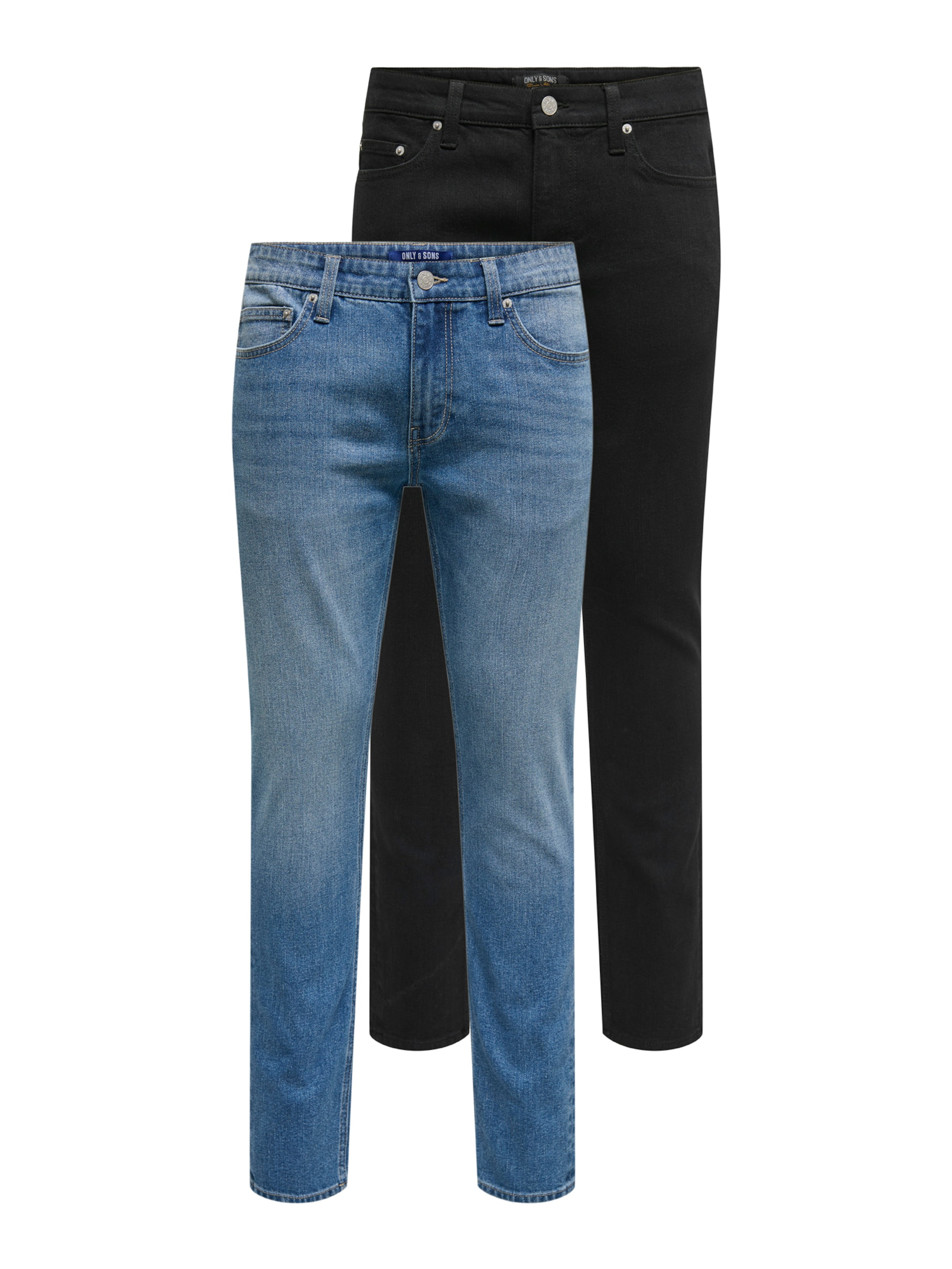 Only & Sons Skinny Τζιν 'ONSWARP' σε μπλε: μπροστά