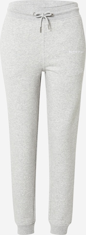 92 The Studio Tapered Broek in Grijs: voorkant