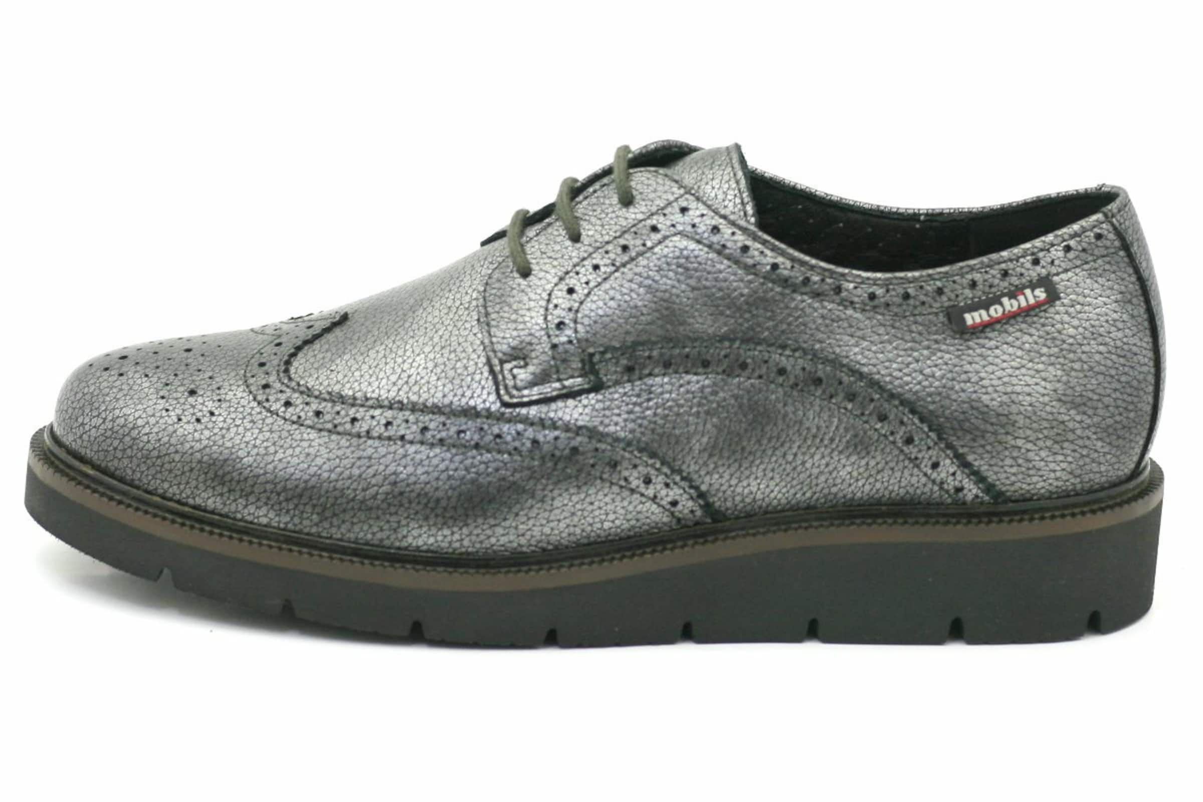 MEPHISTO Schnürschuh in Grau: Vorderseite