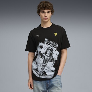 PUMA T-Shirt 'Scuderia Ferrari Premium' in Schwarz: Vorderseite