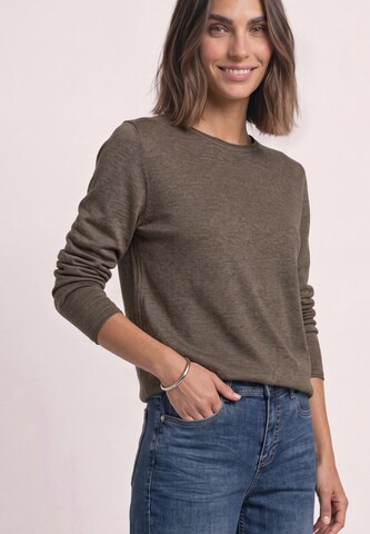 STREET ONE Pullover in Braun: Vorderseite
