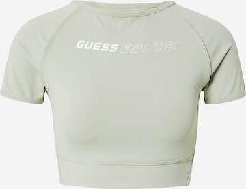 GUESS - Camisa funcionais 'CATHLEEN' em verde: frente