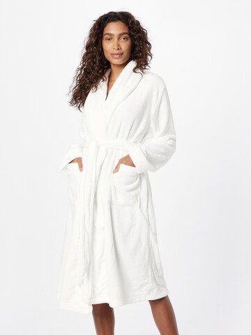 Peignoir long 'Robe' Lindex en blanc : devant