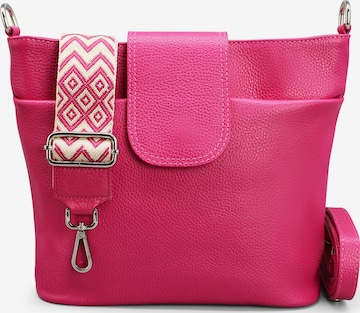 Adel Bags Schultertasche 'Sara' in Pink: Vorderseite