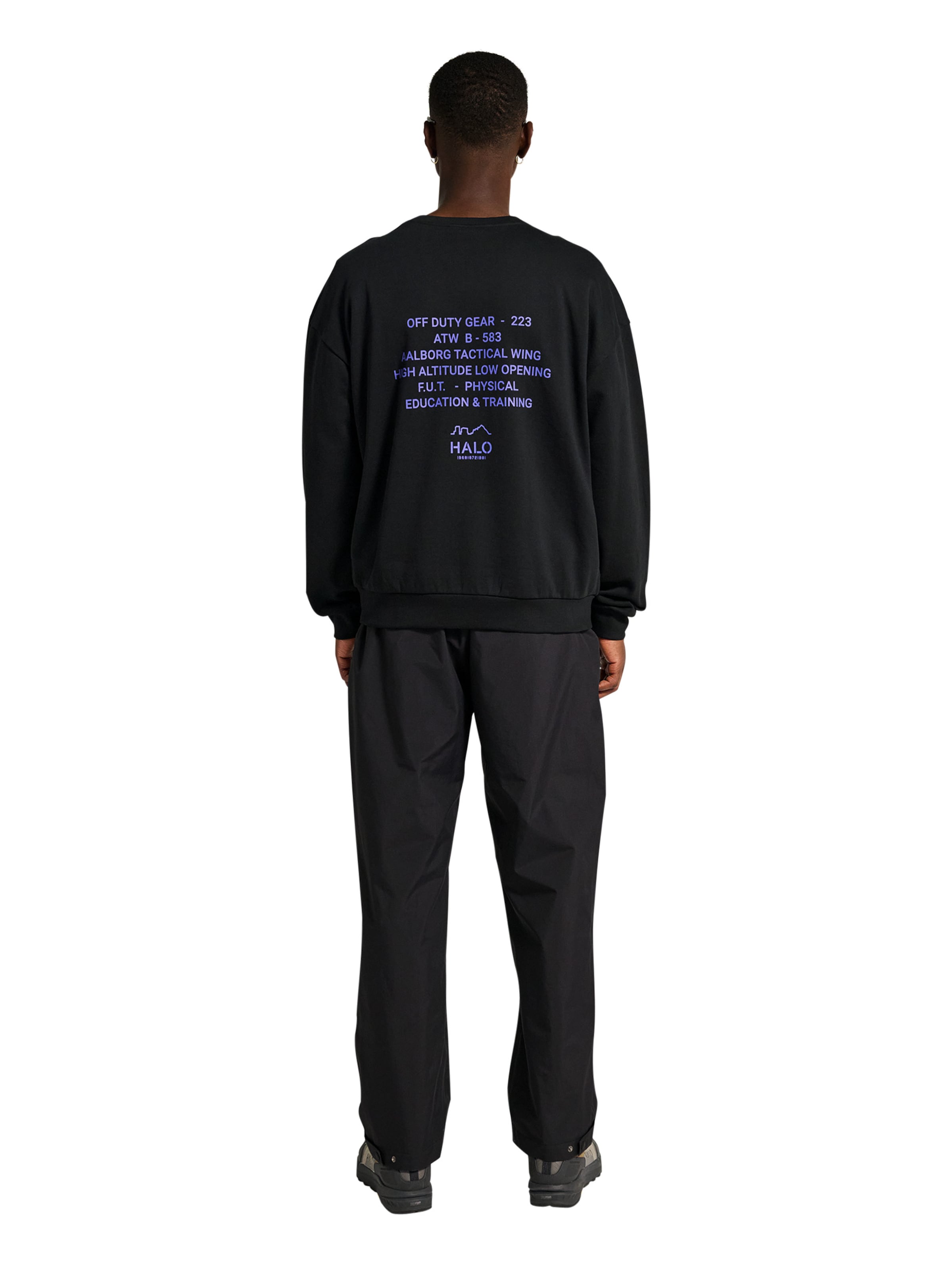 HALO Sweatshirt in Black: front
