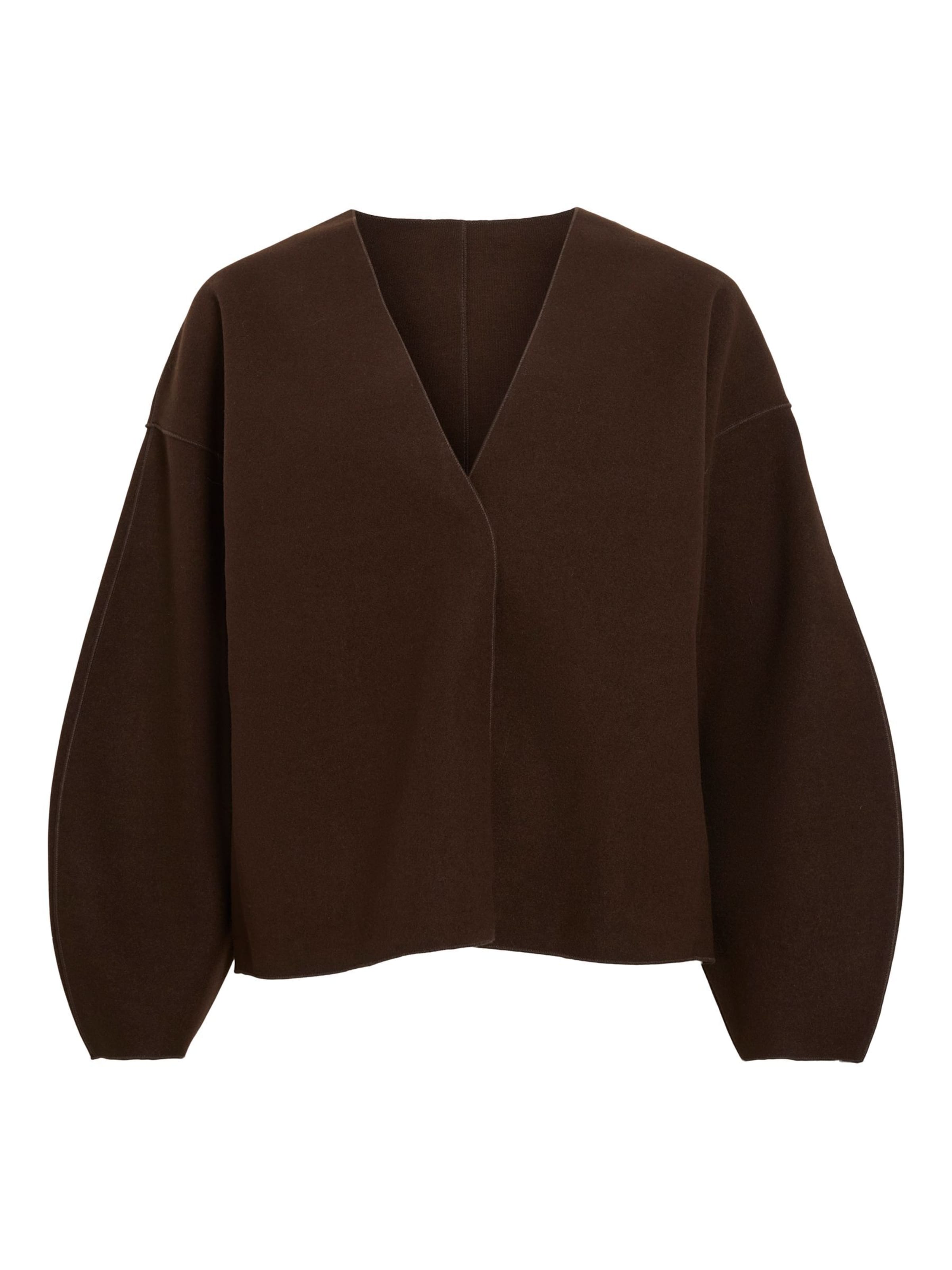 Veste mi-saison 'VIJUICE' VILA en marron : devant