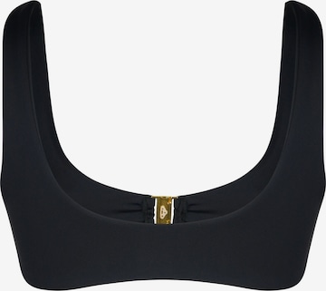 Bustier Hauts de bikini Kadoo en noir : devant