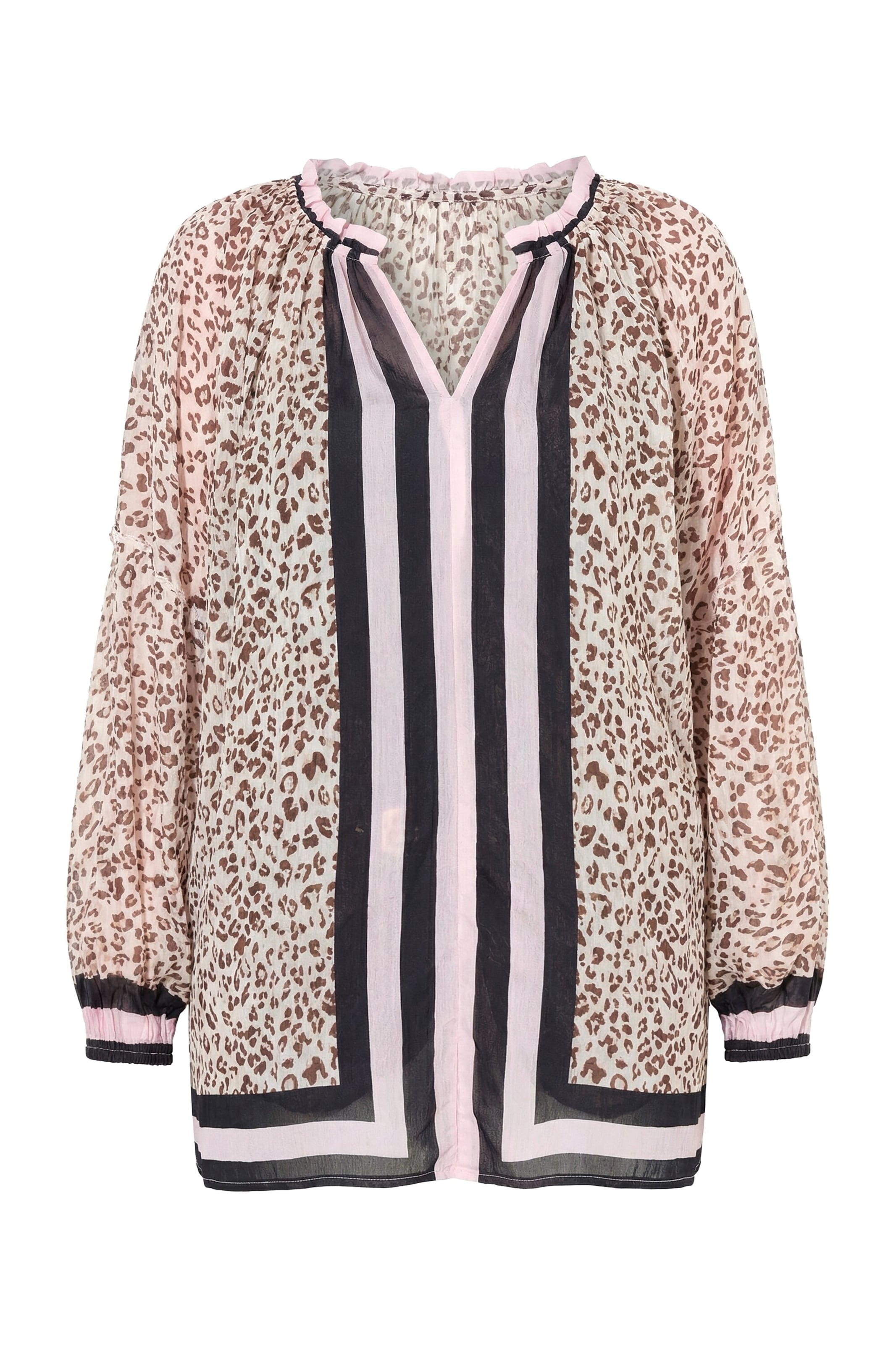 MIAMODA Blouse in Beige: front