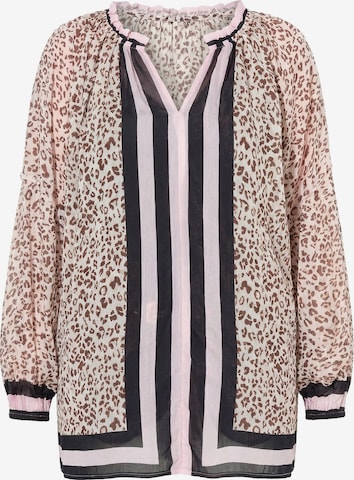 MIAMODA Blouse in Beige: front