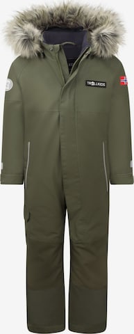 TROLLKIDS Dungarees in Green: front