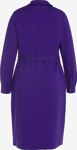 Ulla Popken Shirt Dress in Purple