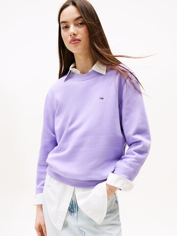 Tommy Jeans - Sudadera en lila: frente