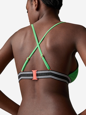 Bogner Fire + Ice Triangle Bikini Top 'Hanka' in Green