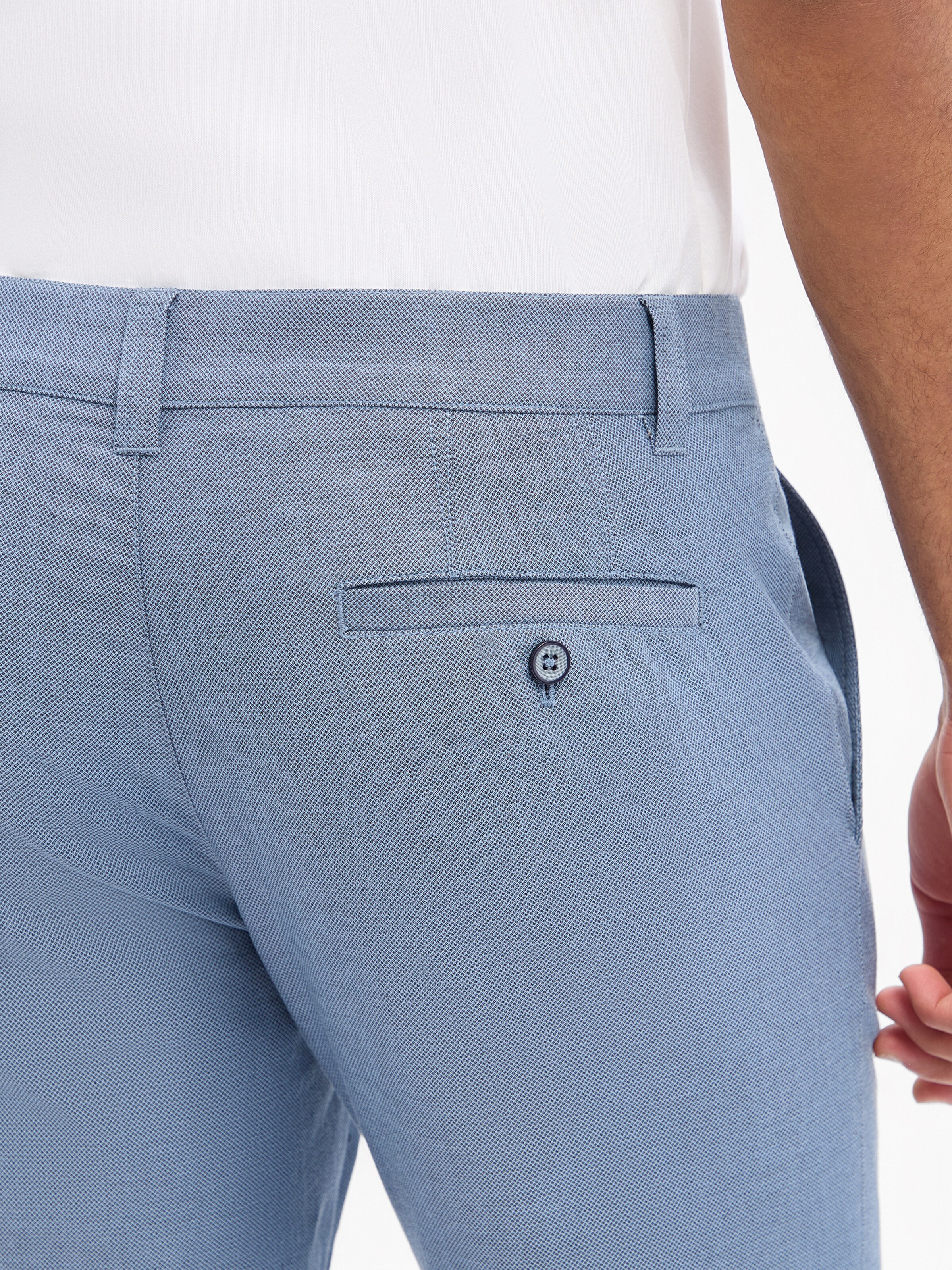 Regular Pantalon chino Finshley & Harding en bleu