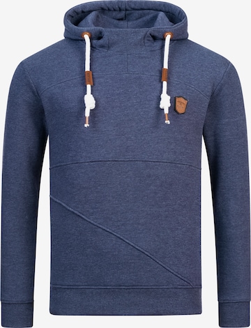 INDICODE JEANS Sweatshirt 'Meza' in Blue: front