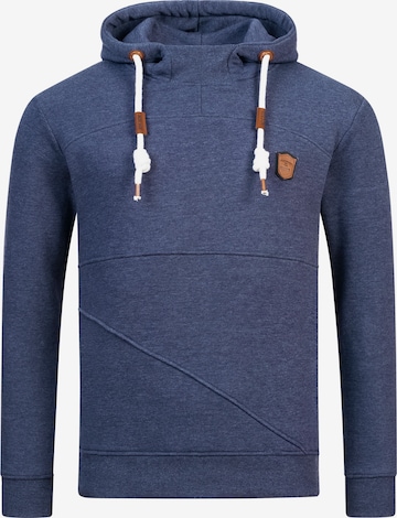 Sweat-shirt 'Meza' INDICODE JEANS en bleu : devant