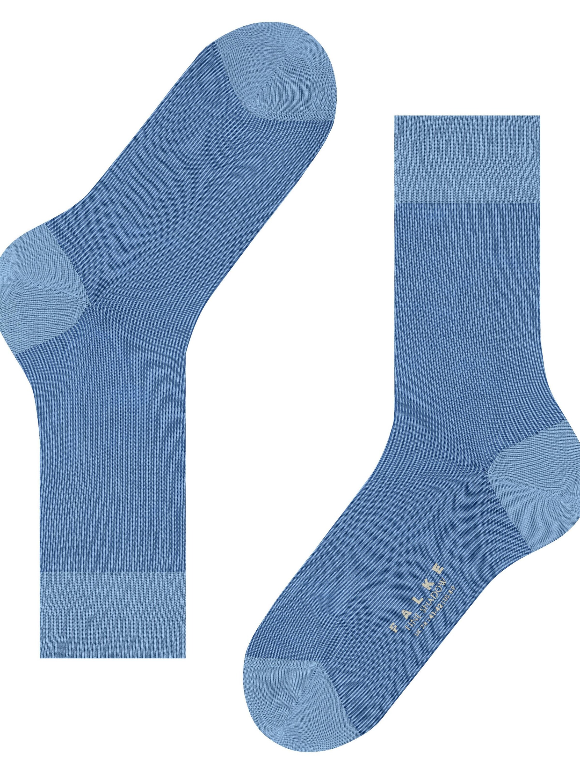 FALKE Socks 'Fine Shadow' in Blue
