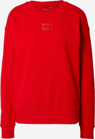 HUGO Red Sweatshirt 'Nakira' i röd: framsida