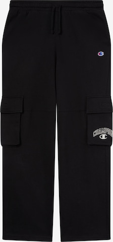 juoda Champion Authentic Athletic Apparel Laisvas Laisvo stiliaus kelnės: priekis