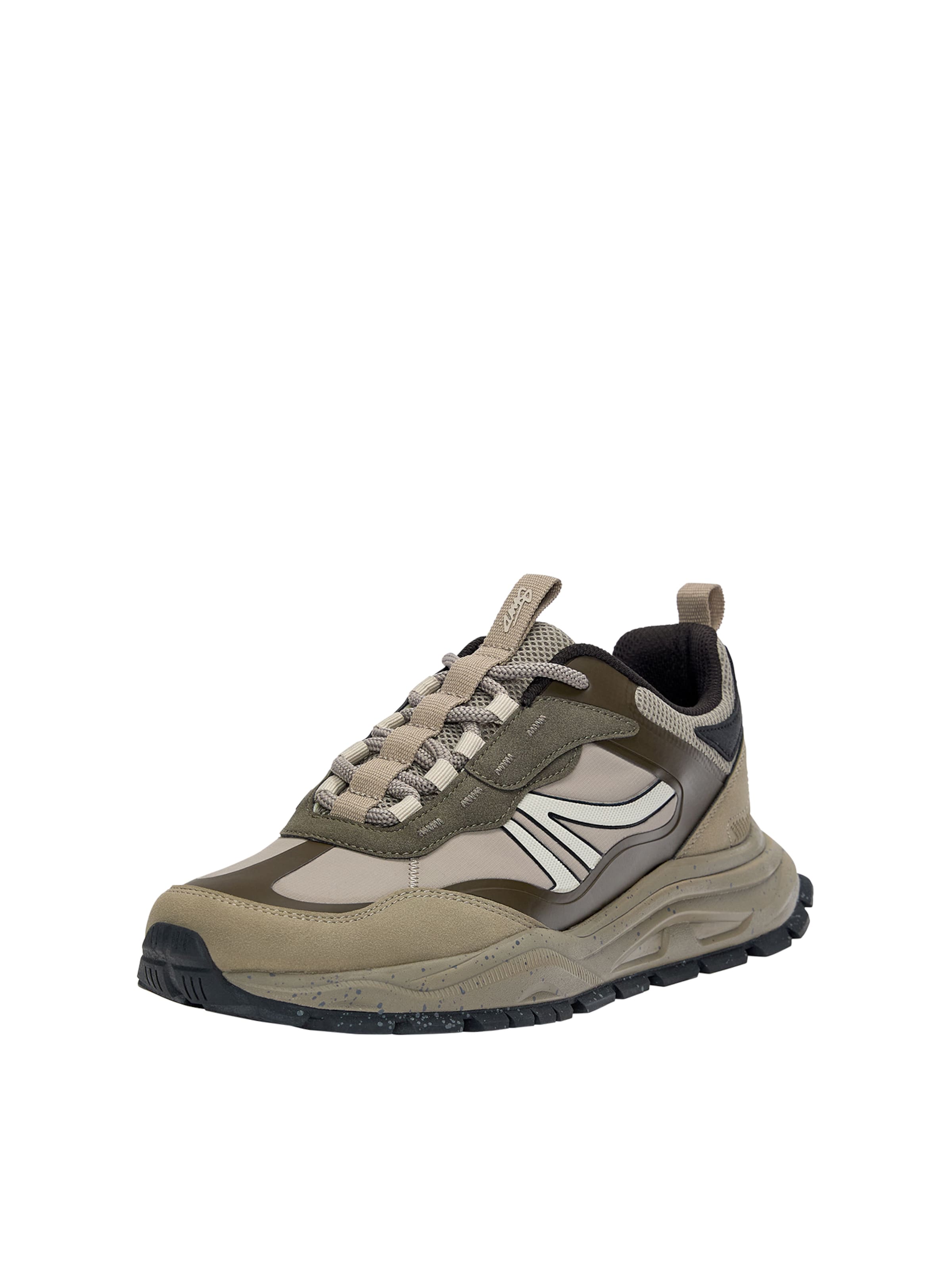 Pull&Bear Ниски маратонки в кафяво: отпред