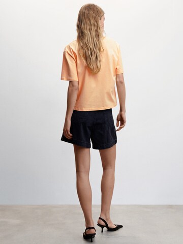 MANGO Shirt in Geel