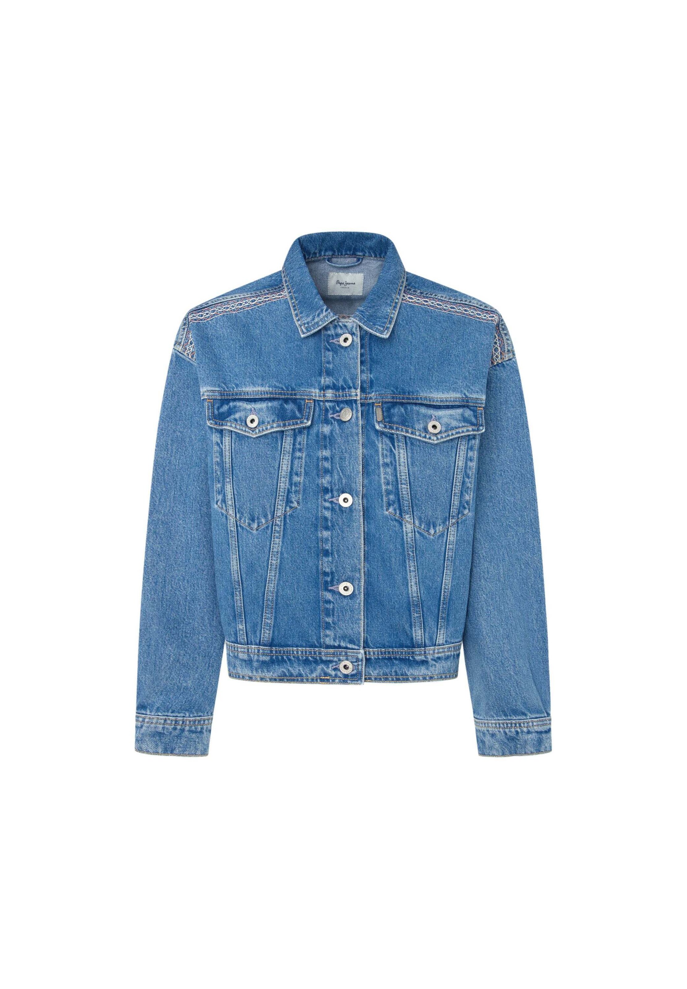 Pepe Jeans Tussenjas in Blauw: voorkant