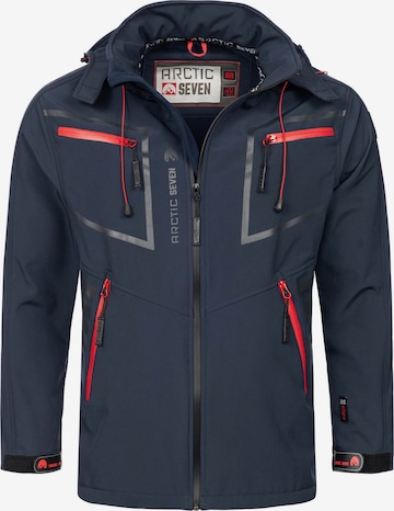 Veste fonctionnelle Arctic Seven en bleu : devant