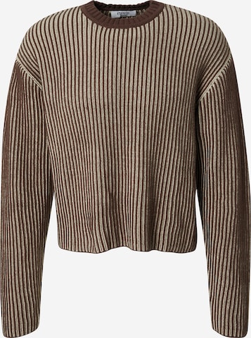 SHYX Sweater 'Len' in Brown: front