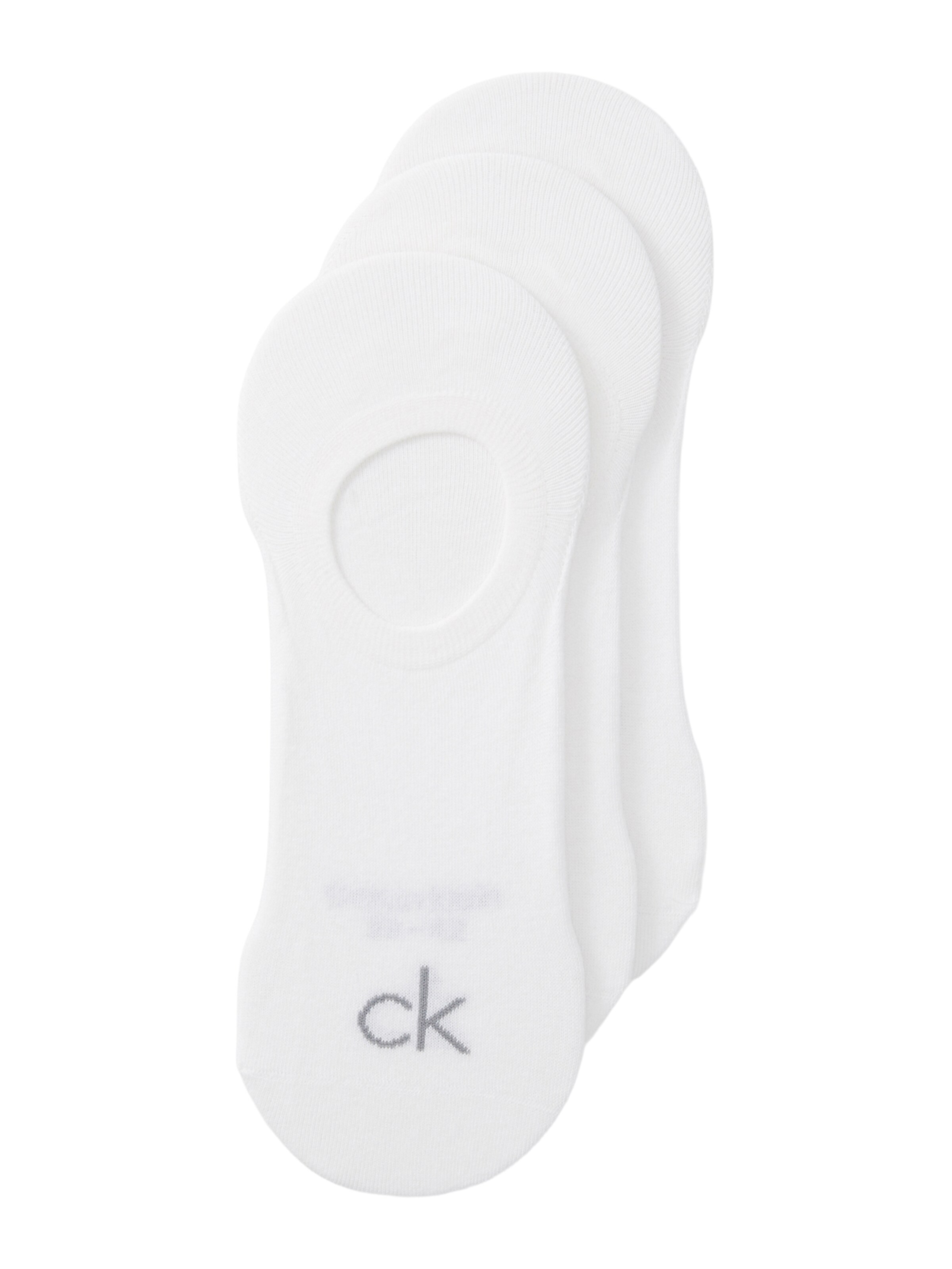 Calvin Klein Underwear - Meias curtas em branco: frente