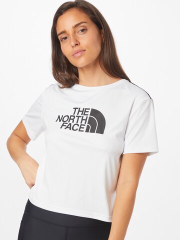 THE NORTH FACE Sportshirt 'Mountain Athletics' in Weiß: predná strana