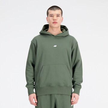 new balance Sweatshirt 'Athletics' in Grün: Vorderseite