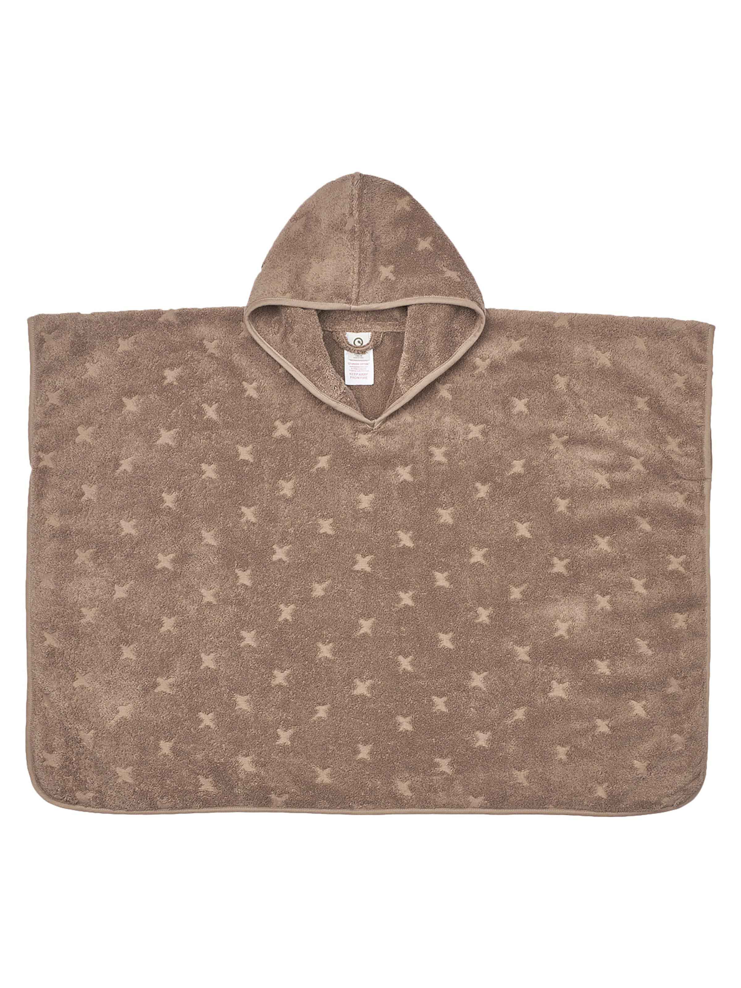 Peignoir Müsli by GREEN COTTON en marron : devant