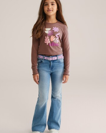 Maglietta di WE Fashion in marrone
