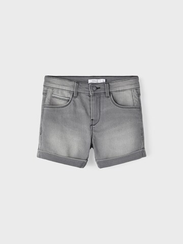 NAME IT Slimfit Shorts 'Salli' in Grau