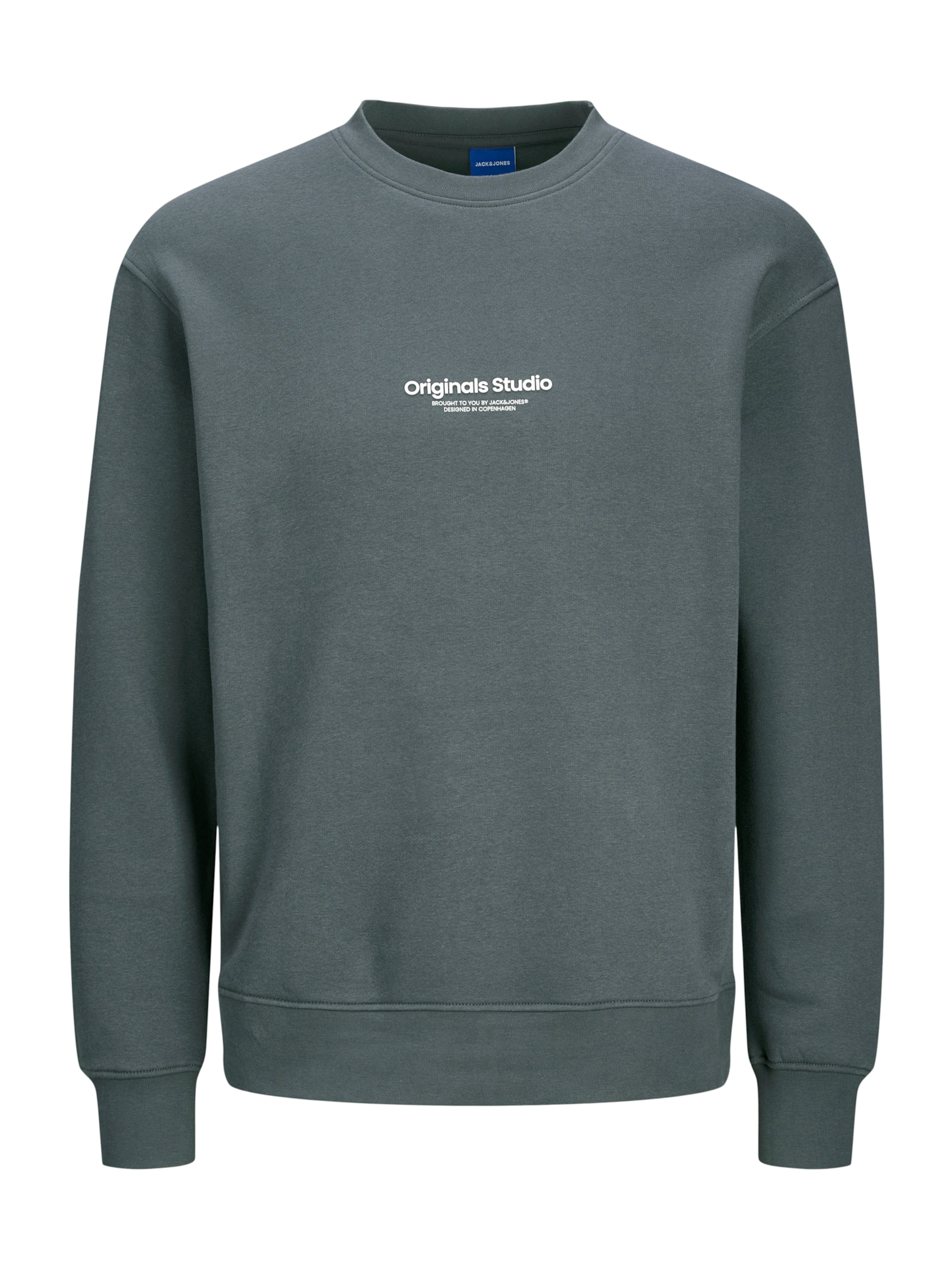 JACK & JONES Свитшот 'JWHVESTERBRO' в Серый: спереди