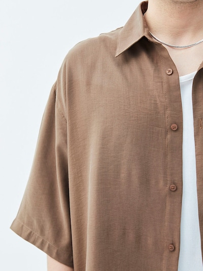 VAMOS CLO Button Up Shirt in Brown, Item view